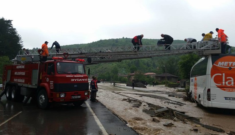 Eskiçağa’yı sel vurdu