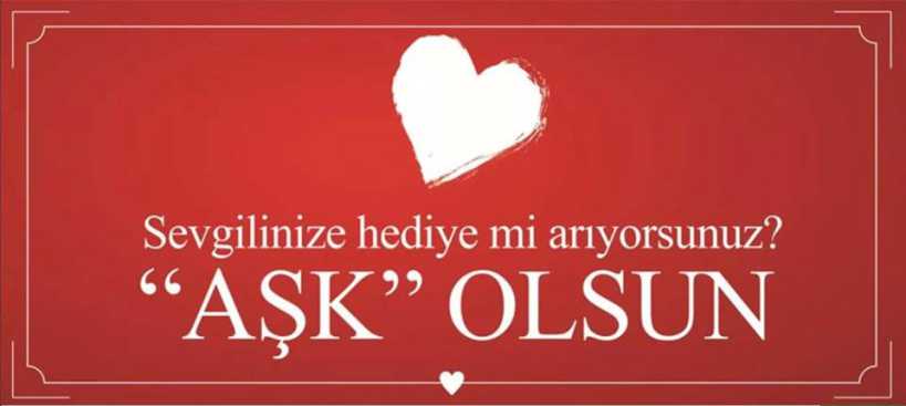 Sevgilinize hediye mi arıyorsunuz? “AŞK” olsun…