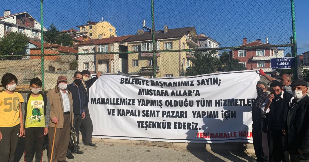 Yenimahalle halkından Başkan’a alışılagelmişin dışında teşekkür!