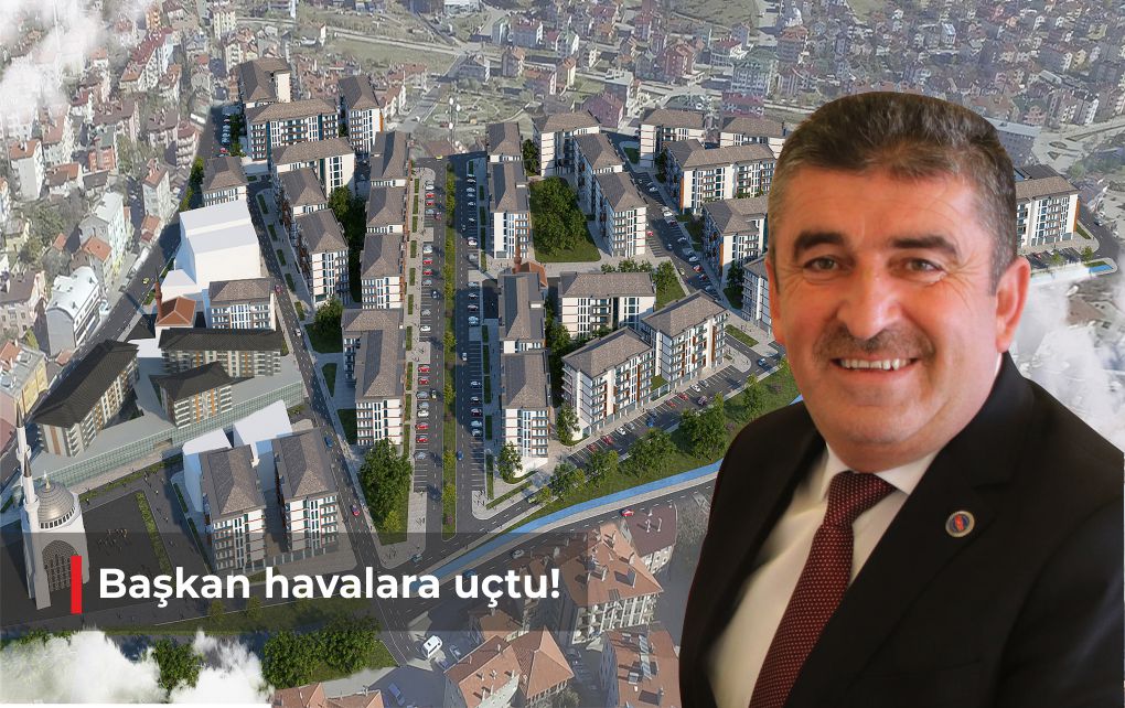 Başkan havalara uçtu!