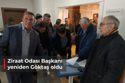 Ziraat Odası Başkanı yeniden Göktaş oldu