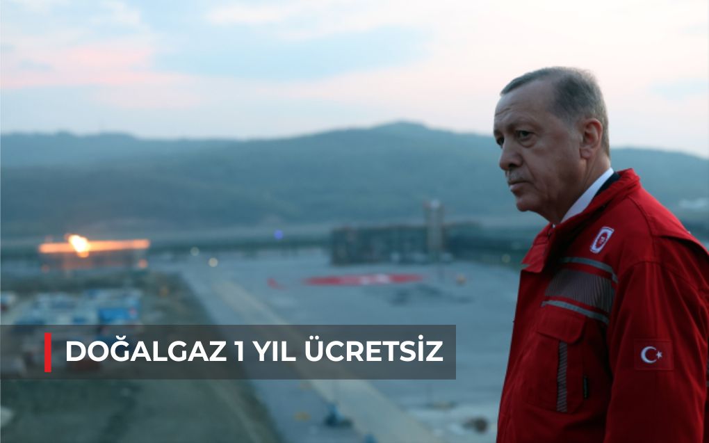 DOĞALGAZ 1 YIL ÜCRETSİZ