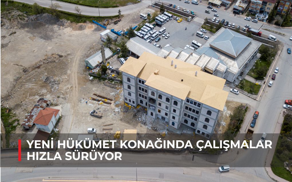 YENİ HÜKÜMET KONAĞI´NDA ÇALIŞMALAR HIZLA SÜRÜYOR  