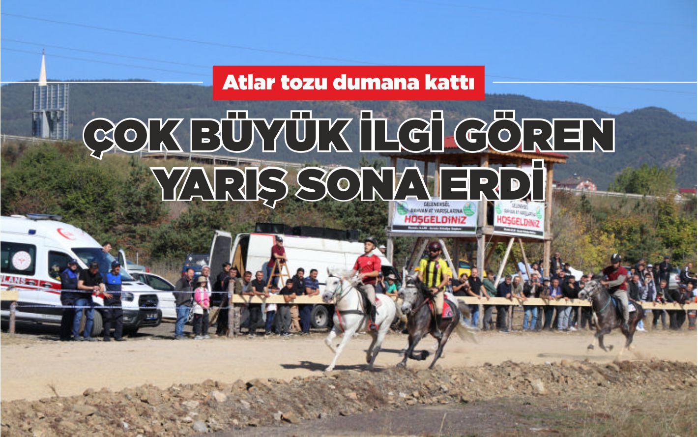 BÜYÜK İLGİ GÖREN YARIŞ SONA ERDİ