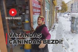 VATANDAŞ CANINDAN BEZDİ! 