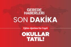 OKULLAR TATİL!