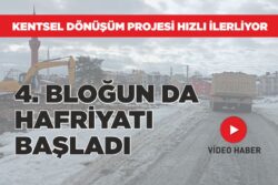 4. BLOĞUN DA HAFRİYATI BAŞLADI