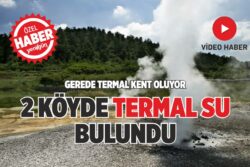 2 KÖYDE TERMAL SU BULUNDU