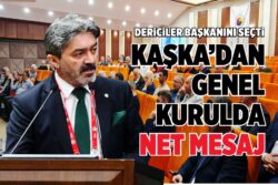 DERİCİLER BAŞKANINI SEÇTİ