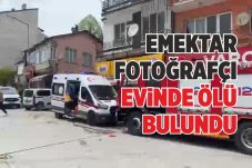 YAŞLI FOTOĞRAFÇI EVİNDE ÖLÜ BULUNDU