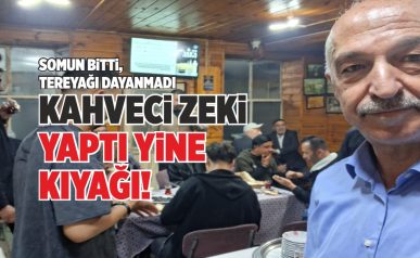 KAHVECİ ZEKİ YAPTI YİNE KIYAĞI!