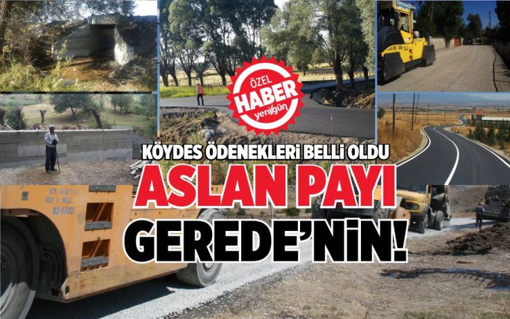 KÖYDES ÖDENEKLERİ BELLİ OLDU
