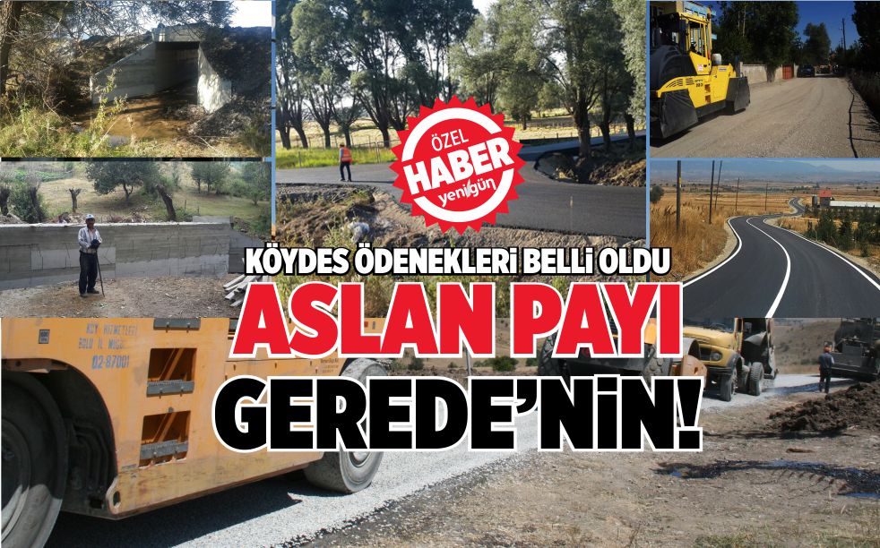 KÖYDES ÖDENEKLERİ BELLİ OLDU