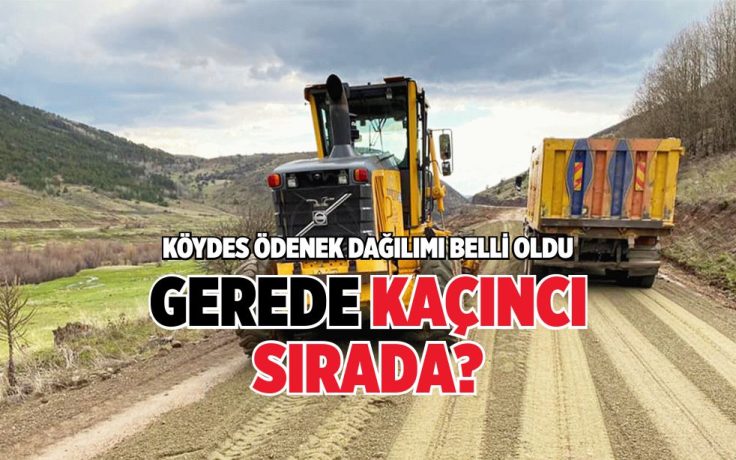 KÖYDES ÖDENEK DAĞILIMI BELLİ OLDU
